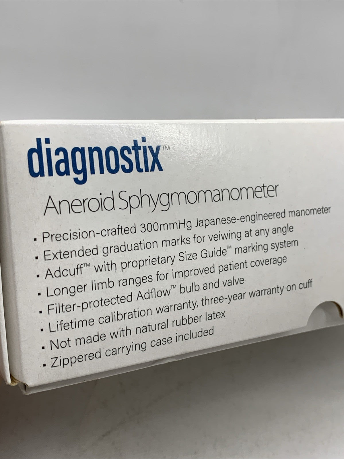 ADC Diagnostix 720-11ABK Adult Cuff Arm Aneroid Sphygmomanometer Unit 2-Tubes
