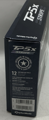 TaylorMade TP5X Stripe Golf Balls 360 Clearpath Alignment 5 Layer - 12 Pack