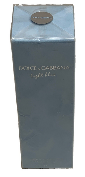 DOLCE GABBANA Light Blue Women's Body Cream 6.7oz New Hydrating Gift 91001M