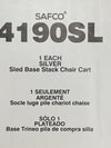 Safco 4190SL Sled Base Stack Chair Cart for use with Veer and Vy Stack Chairs