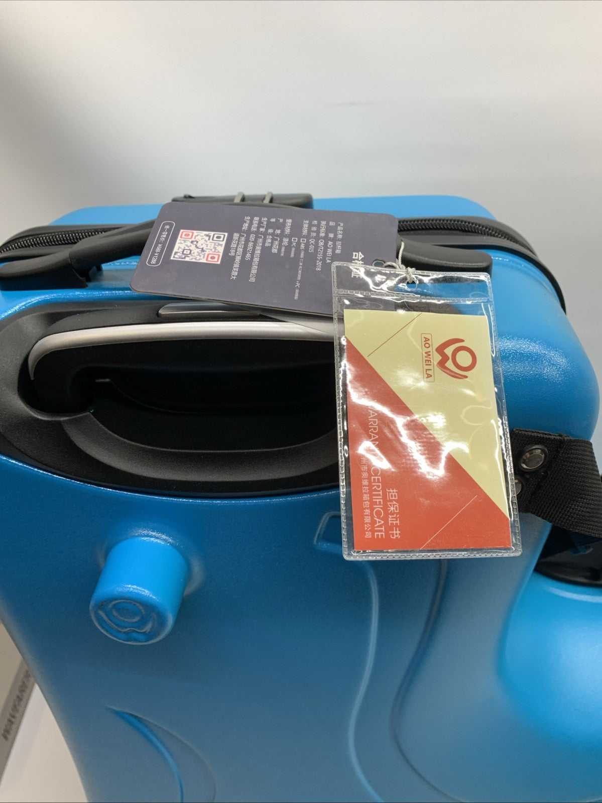 AO WEI LA OW Toddler Luggage Ride On Suitcase for Kids with 4 Spinner Wheels