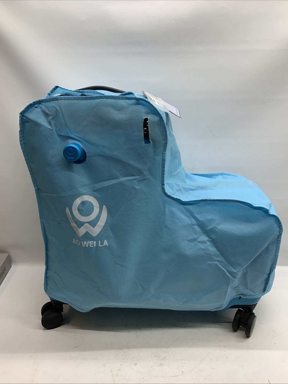 AO WEI LA OW Toddler Luggage Ride On Suitcase for Kids with 4 Spinner Wheels