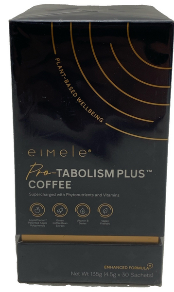 Eimele Pro Tabolism Plus Coffee Vegan Weight Management Drink - 30 Sachets Pack