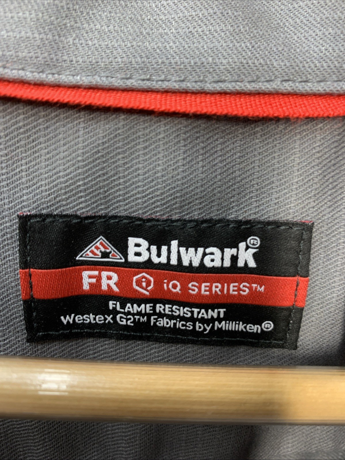 Bulwark iQ Series® Endurance Uniform Shirt Size 3XL Gray Long Sleeve Collared
