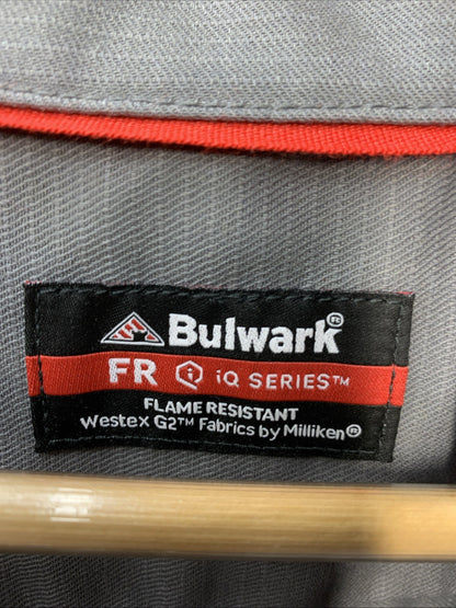 Bulwark iQ Series® Endurance Uniform Shirt Size 3XL Gray Long Sleeve Collared