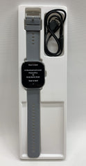 Smart Watch Heart Rate Monitor Pedometer 2.1Inch TFT 320x390 Resolution Gray