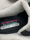 Skechers Women's D'Lites Interlude Memory Foam Sneaker 11978W/BK Sz 10 Wide Fit