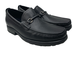 Golden Coxes F025-3 Men's Leather Upper Loafers Classic Dress Shoes 11M Black