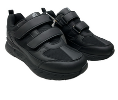 FitVille Men Rebound Core V8 Extra Wide Diabetic Shoes For Neuropathy 10.5 Black