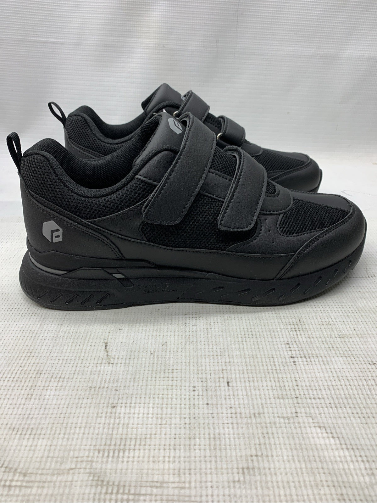 FitVille Men Rebound Core V8 Extra Wide Diabetic Shoes For Neuropathy 10.5 Black