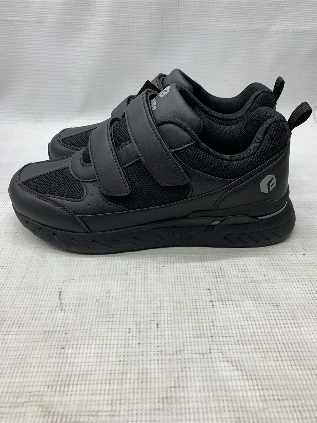 FitVille Men Rebound Core V8 Extra Wide Diabetic Shoes For Neuropathy 10.5 Black