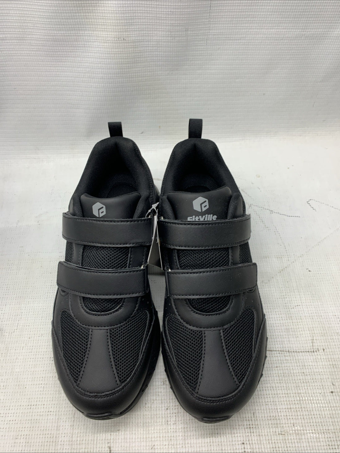 FitVille Men Rebound Core V8 Extra Wide Diabetic Shoes For Neuropathy 10.5 Black