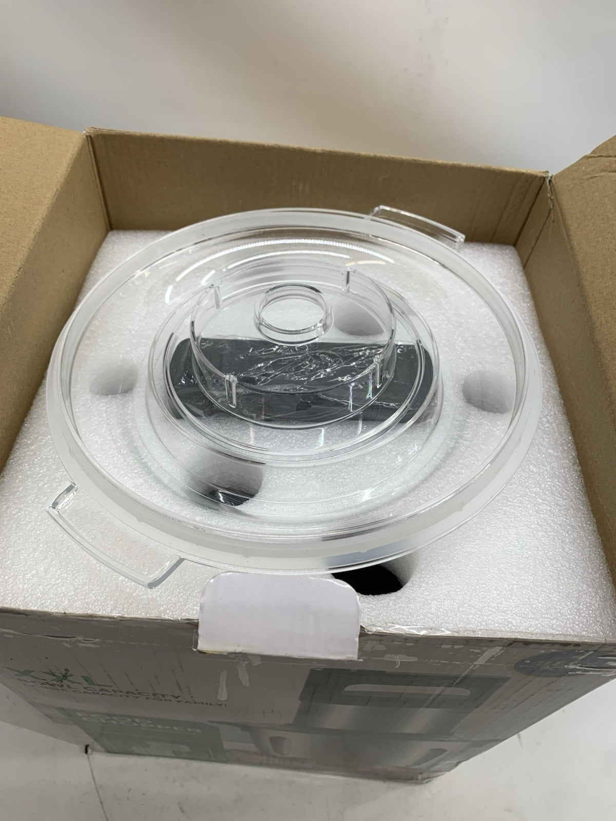 GYQTGO Food Processor Large Capacity 6L Electric Grinder for Frozen Meat, Veggie