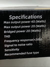 ZYZCLES ZY-Z9500F High Power 4 Channel Car Amplifier 6800W Max Surface Mount