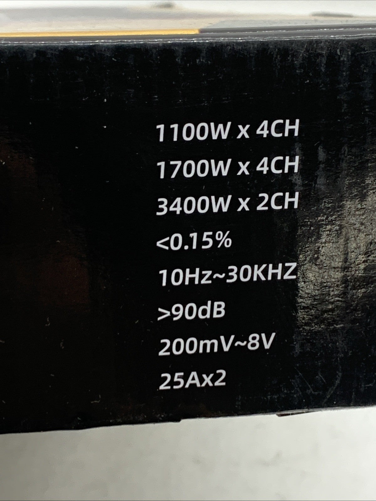 ZYZCLES ZY-Z9500F High Power 4 Channel Car Amplifier 6800W Max Surface Mount