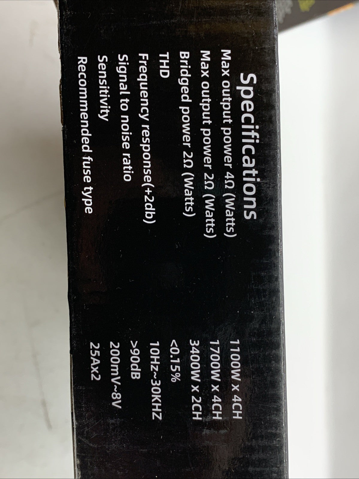 ZYZCLES ZY-Z9500F High Power 4 Channel Car Amplifier 6800W Max Surface Mount