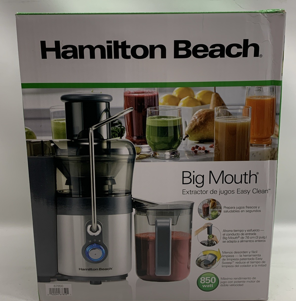 Hamilton Beach Juicer Machine, Centrifugal Extractor, Big Mouth 3
