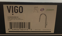 Vigo VG02029CH Greenwich 1.8GPM Single-Handle Pull-Down Sprayer Kitchen Faucet