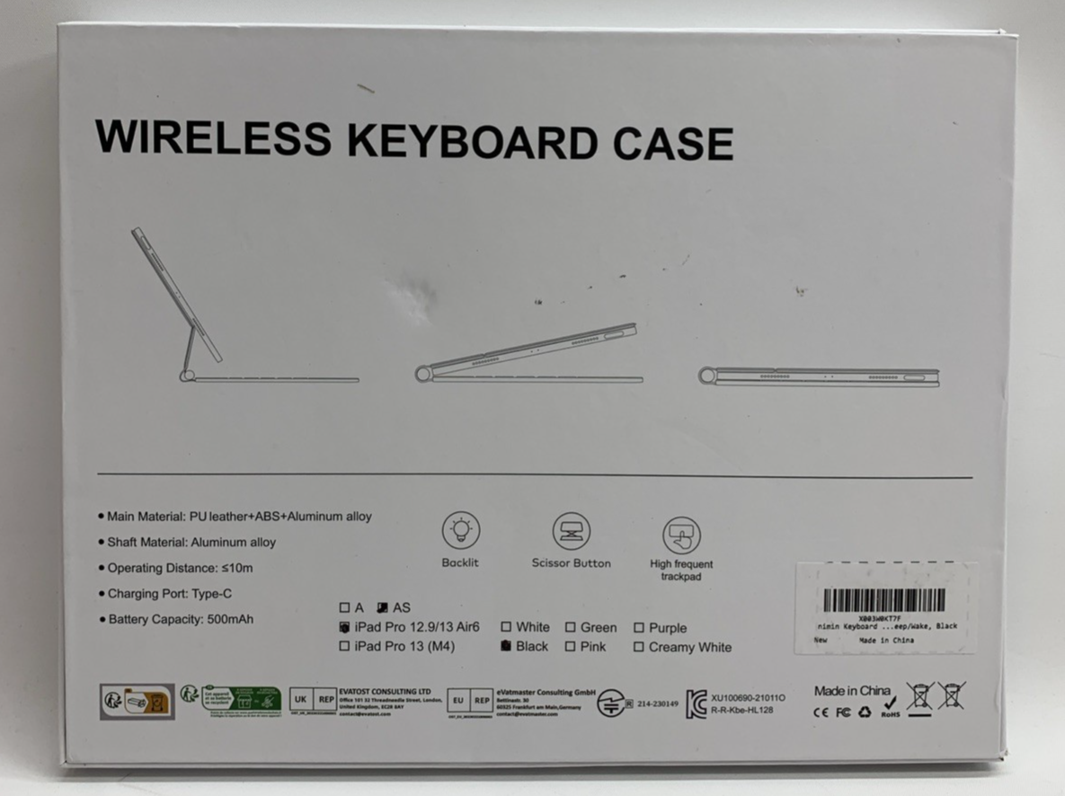 OTUOOR iPad Air 13" Pro 12.9" Wireless Backlit Keyboard Case with Floating Stand