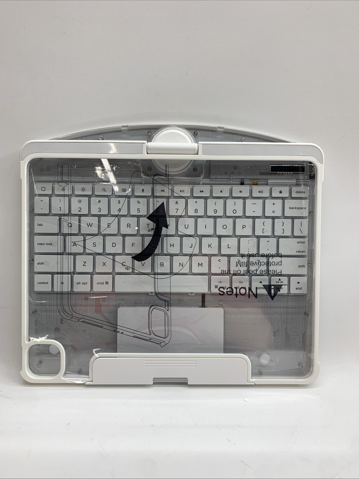 Transparent Keyboard Case for iPad Pro 12.9-inch 6th/5th/4th/3rd Gen - Slim Desi
