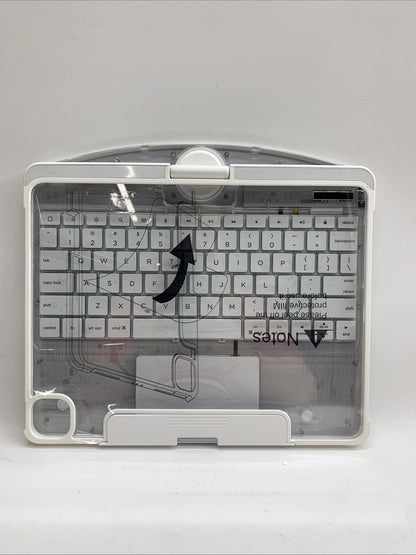 Transparent Keyboard Case for iPad Pro 12.9-inch 6th/5th/4th/3rd Gen - Slim Desi