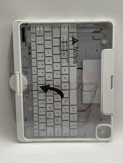 Transparent Keyboard Case for iPad Pro 12.9-inch 6th/5th/4th/3rd Gen - Slim Desi