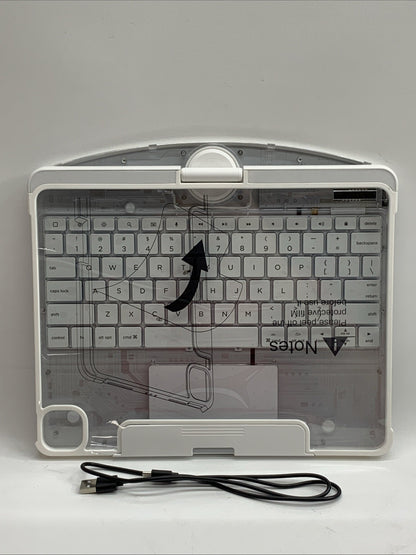 Transparent Keyboard Case for iPad Pro 12.9-inch 6th/5th/4th/3rd Gen - Slim Desi