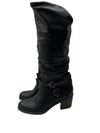 Journee Women’s Late Riding Collection Buckle Black Tall Boot Round Toe Size 10M