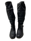 Journee Women’s Late Riding Collection Buckle Black Tall Boot Round Toe Size 10M