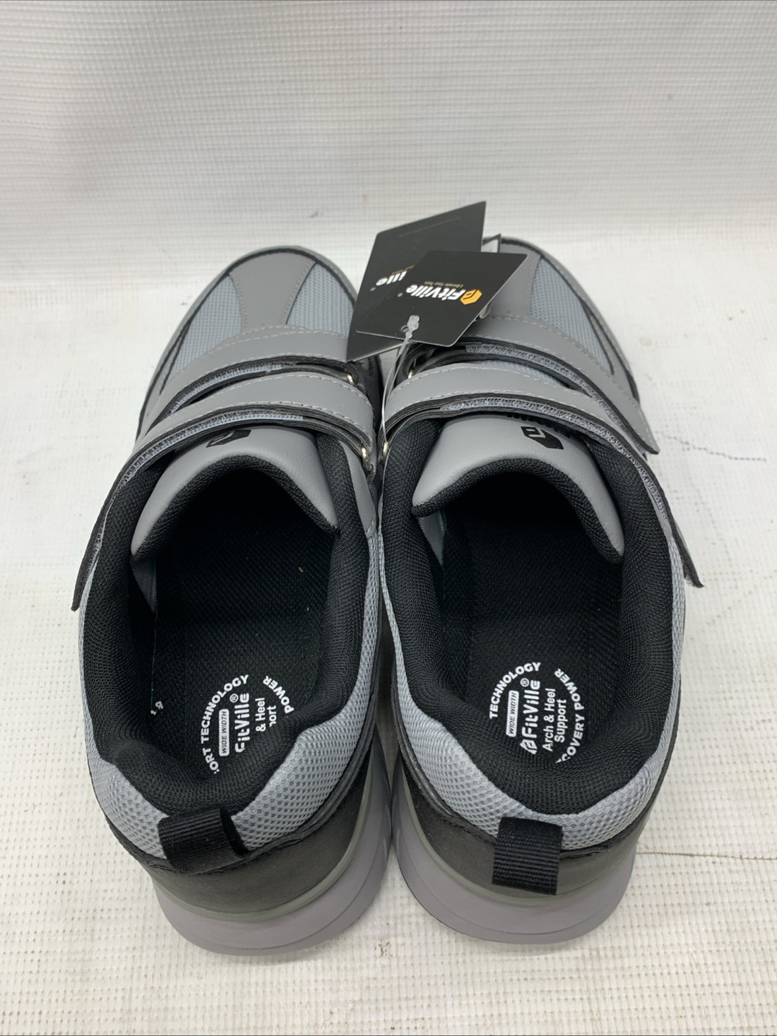FitVille Rebound Core V8 Men's Walking Shoes for Swollen Feet Neuropathy 10.5EW