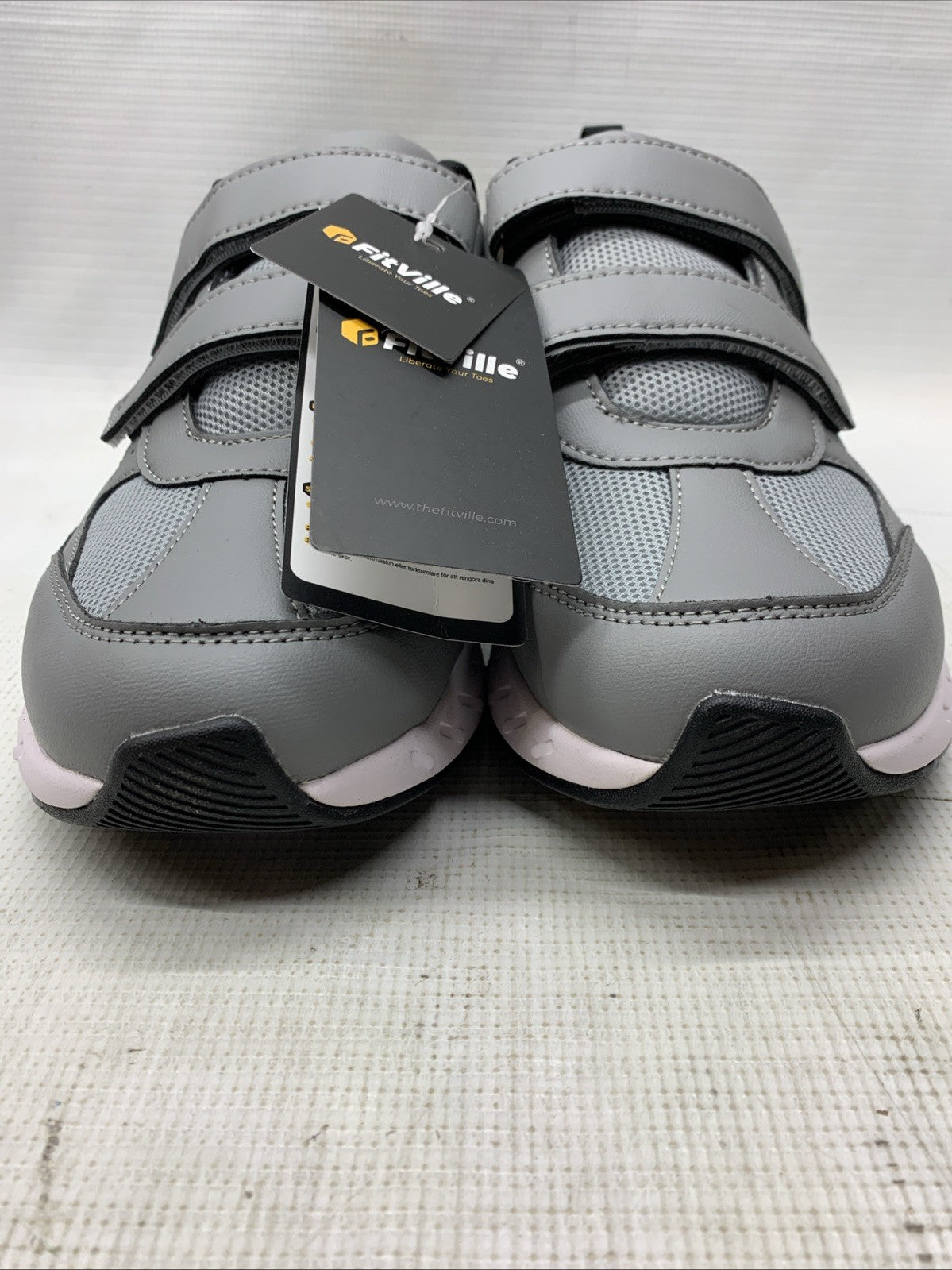 FitVille Rebound Core V8 Men's Walking Shoes for Swollen Feet Neuropathy 10.5EW