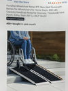 Portable Wheelchair Ramp 3FT, Non-Skid Aluminum Ramps for Wheelchairs for Home
