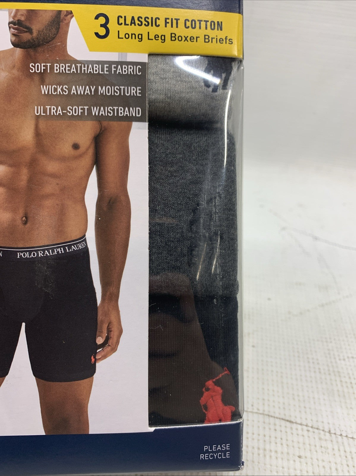 Polo Ralph Lauren Boxer Briefs Men's Classic Fit Cotton Underwear XL - 3 Pack