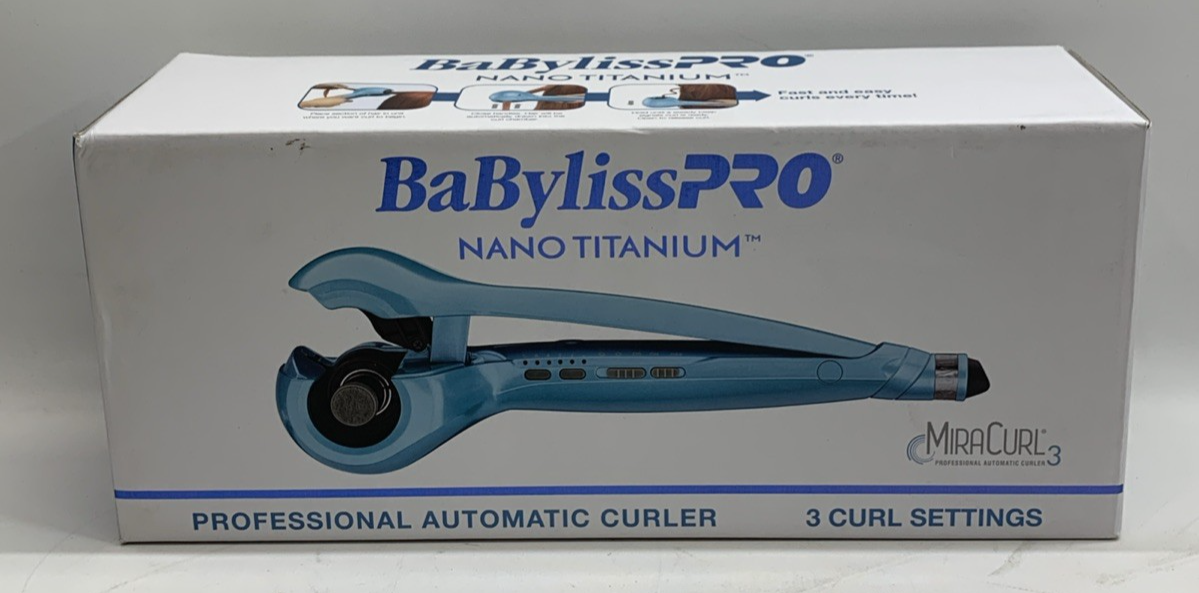BaBylissPRO Nano Titanium Professional Automatic Curl Machine 3 Curl Settings