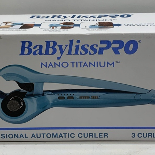 BaBylissPRO Nano Titanium Professional Automatic Curl Machine 3 Curl Settings