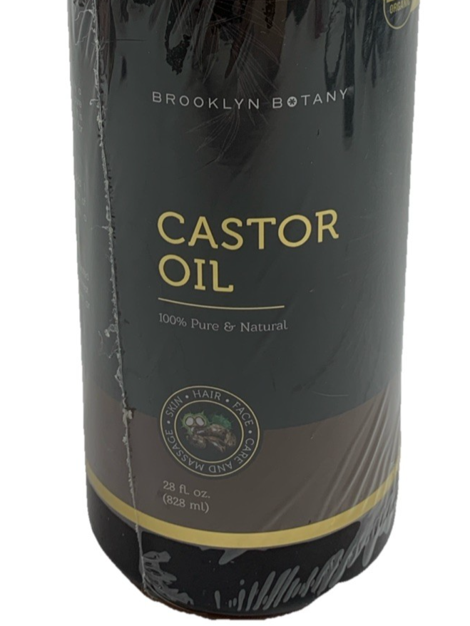 100% Pure & Natural Castor Oil for Hair Growth Skin Face Care & Massage 28 fl oz