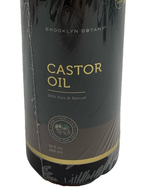 100% Pure & Natural Castor Oil for Hair Growth Skin Face Care & Massage 28 fl oz