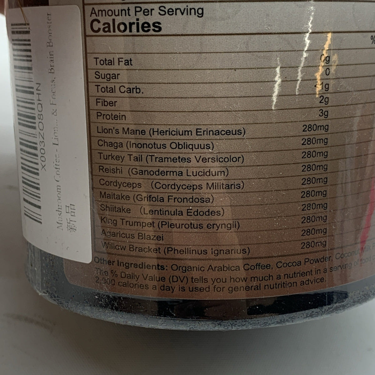 Beworth Organic Mushroom Coffee Immunity & Brain Booster Mental Clarity & Focus