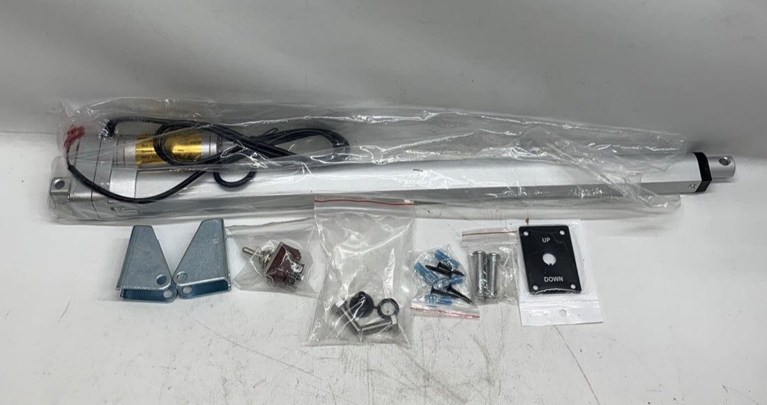 12V Linear Actuator, 18 Inch Stroke Heavy Duty Electric Actuator 3000N/660lbs