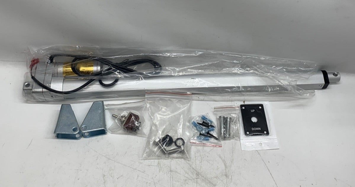 12V Linear Actuator, 18 Inch Stroke Heavy Duty Electric Actuator 3000N/660lbs