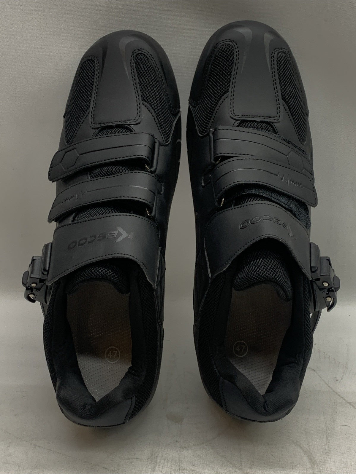 KESCOO Unisex Cycling Shoes Compatible with peloton Indoor Road Bike Size 47