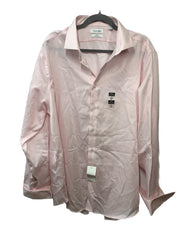 Calvin Klein Men's Slim-Fit Pink French Cuff Cotton Dress Shirt Non-Iron Sz 2XL