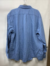 Bulwark Flame Resistant 7 oz CoolTouch 2 Dress Uniform Shirt Light Blue Size XXL
