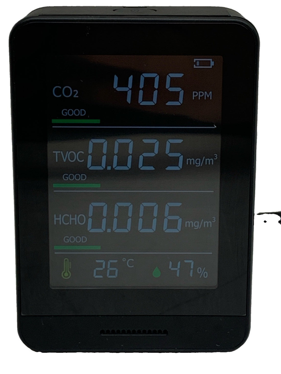 PinoTec AK3 Air Quality Monitor Professional & Accurate CO2 TVOC HCHO Humidity