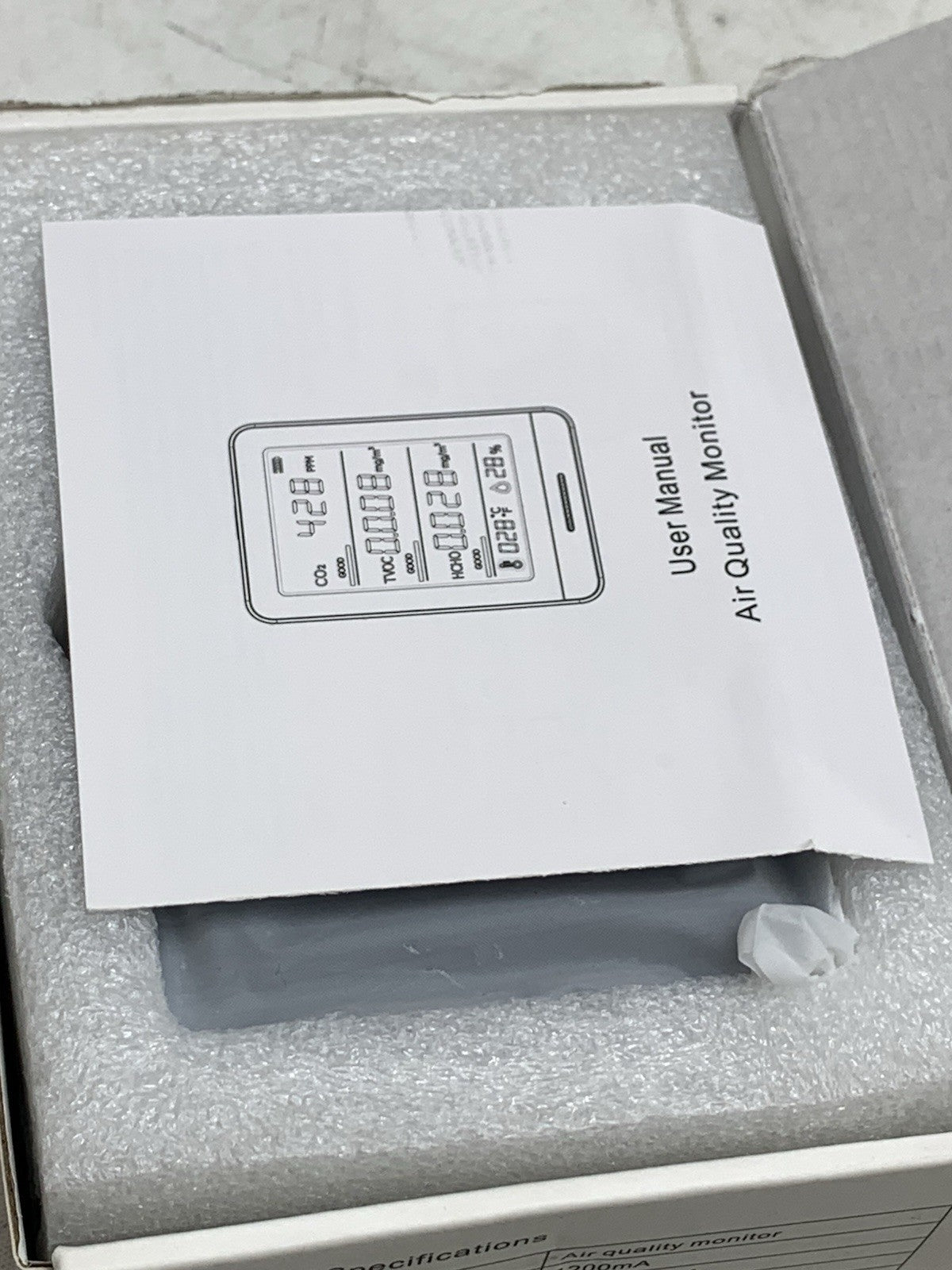 PinoTec AK3 Air Quality Monitor Professional & Accurate CO2 TVOC HCHO Humidity