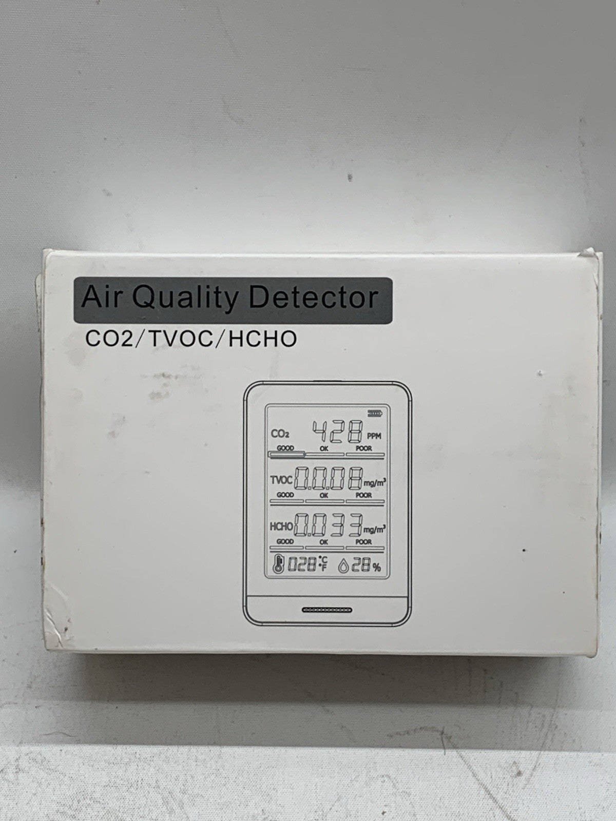 PinoTec AK3 Air Quality Monitor Professional & Accurate CO2 TVOC HCHO Humidity