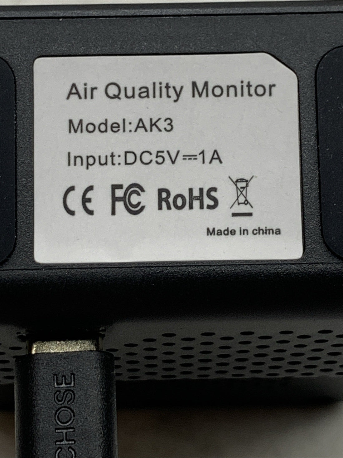 PinoTec AK3 Air Quality Monitor Professional & Accurate CO2 TVOC HCHO Humidity