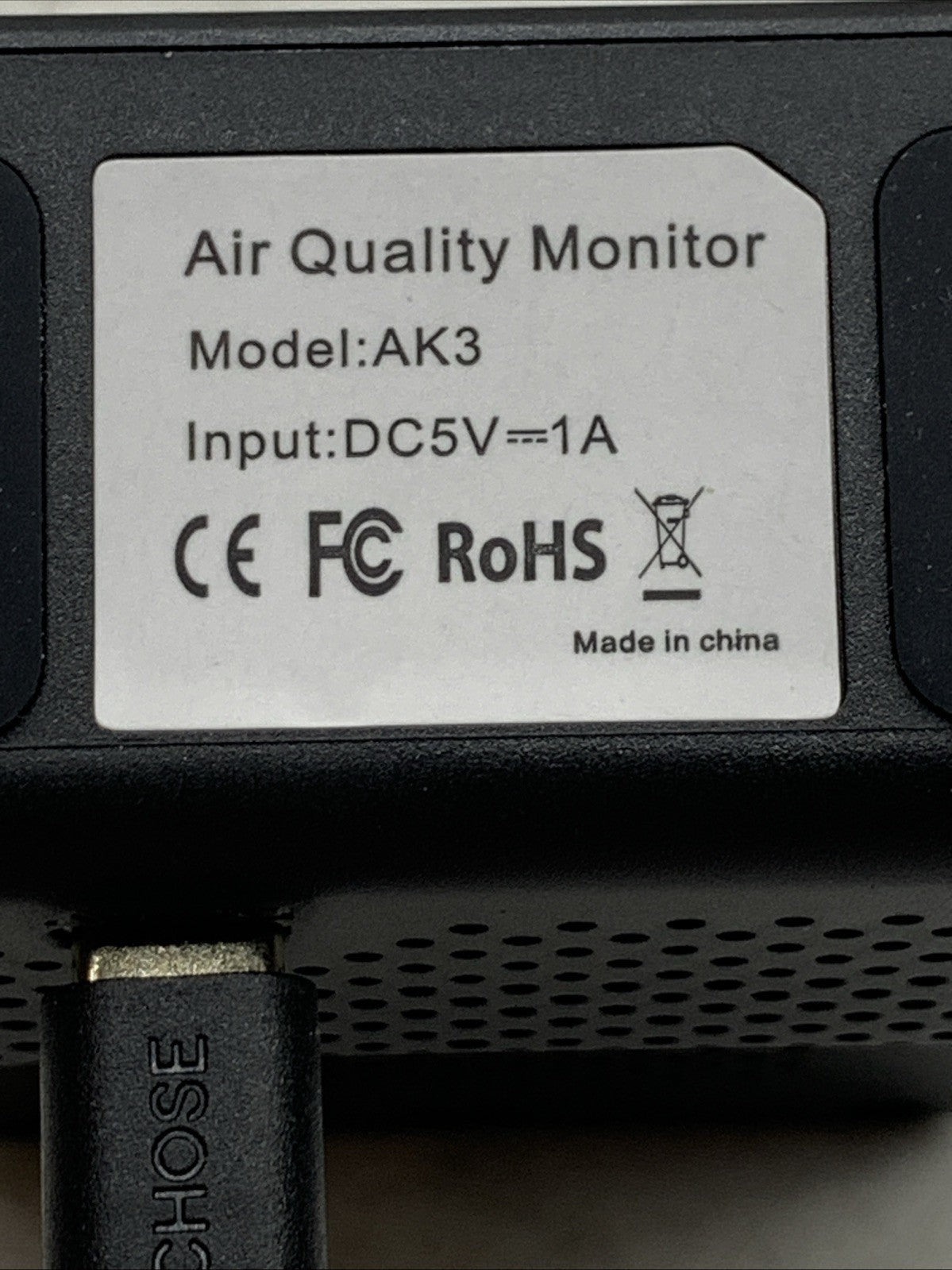 PinoTec AK3 Air Quality Monitor Professional & Accurate CO2 TVOC HCHO Humidity