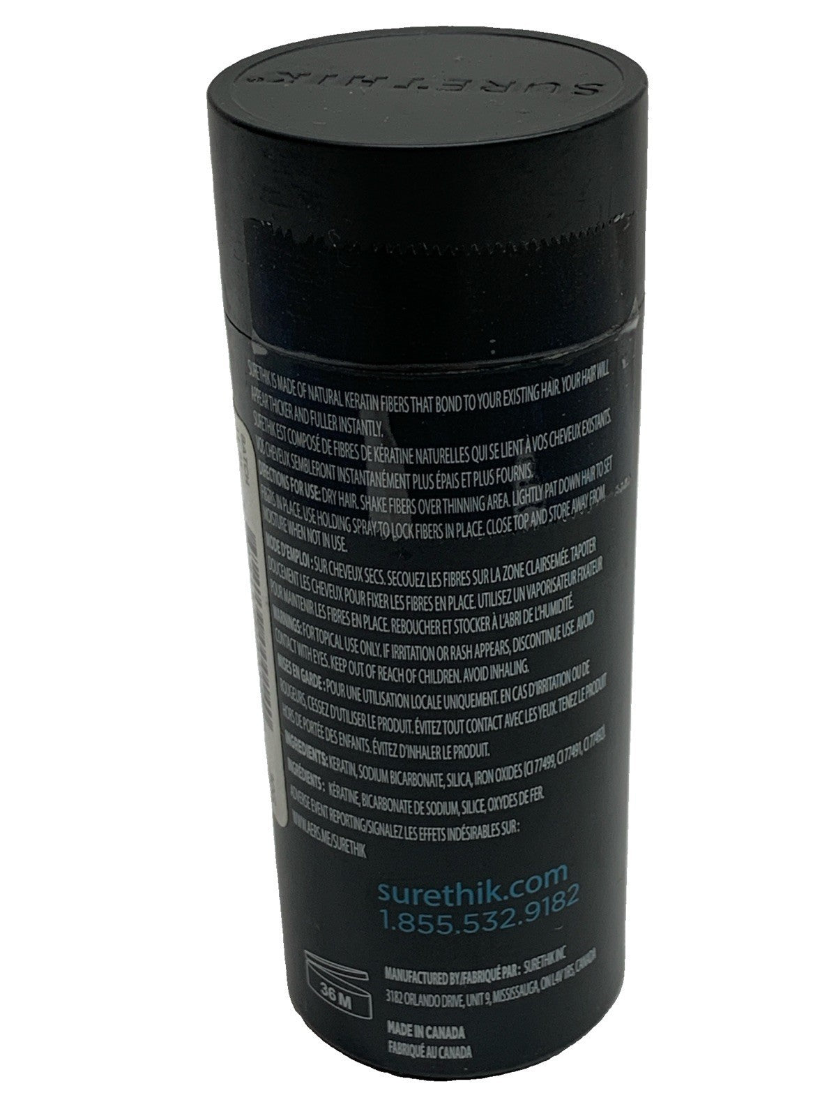 SURETHIK Hair Thickening Fibers 30g Fills Thinning Hair for Visibly Fuller Look