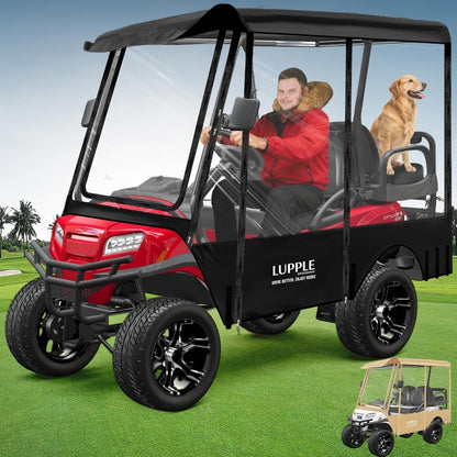 Golf Cart Enclosure 4 Passenger for Club Car, EZGO, Yamaha, ICON, 2+2 Seater